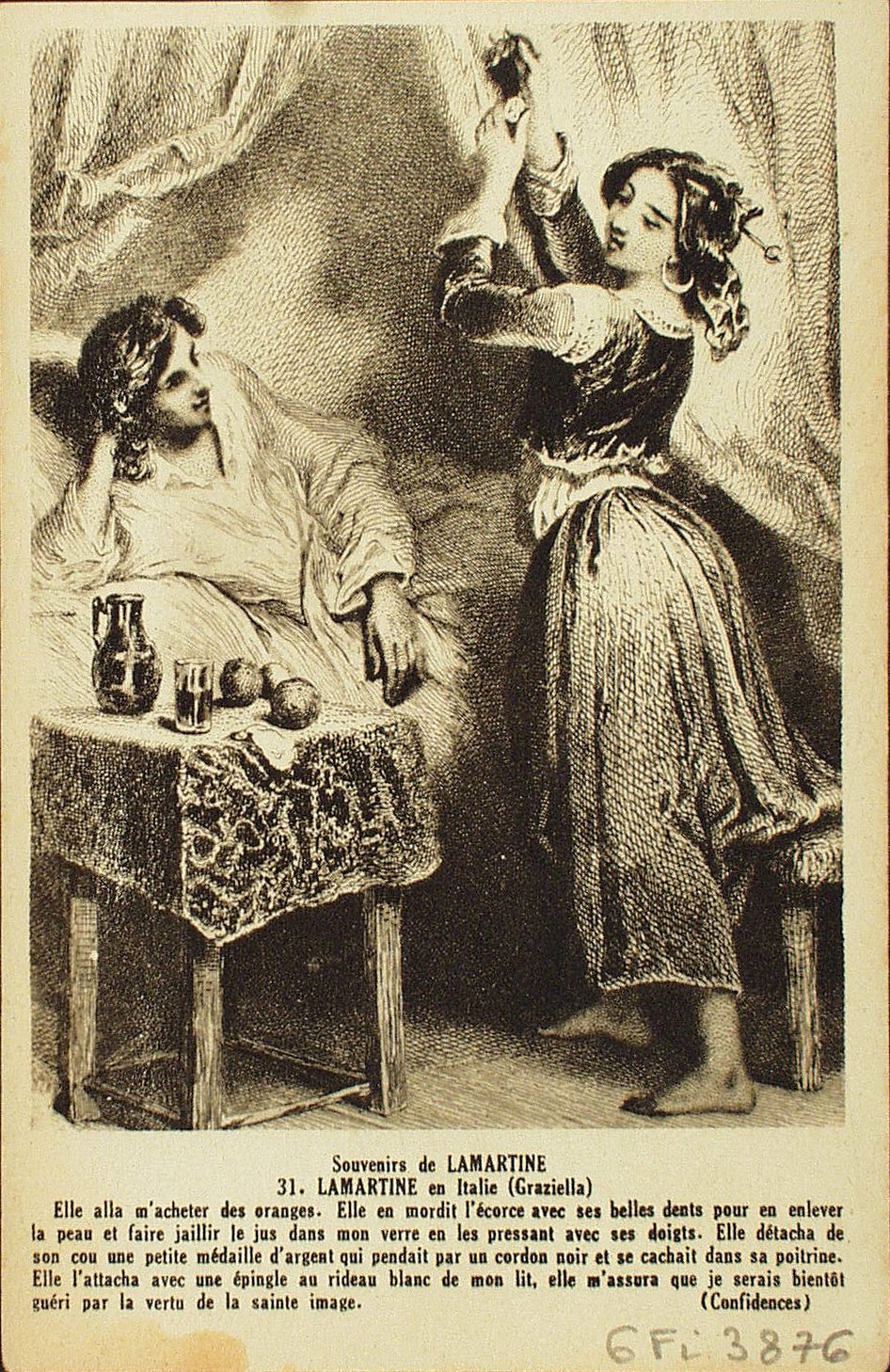 Souvenirs de Lamartine. Lamartine en Italie (Graziella).