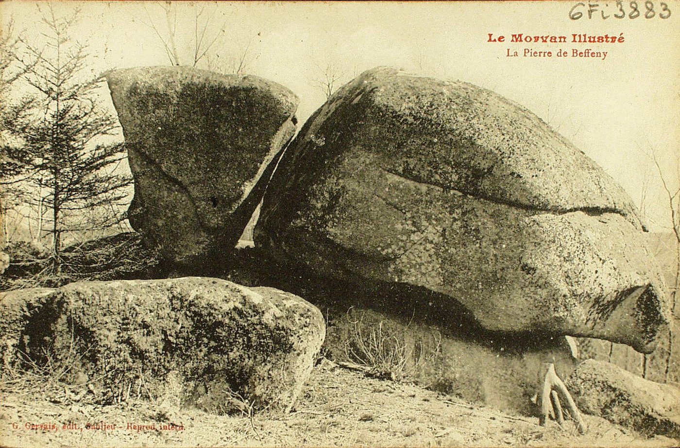 Le Morvan illustré. La pierre de Beffeny.