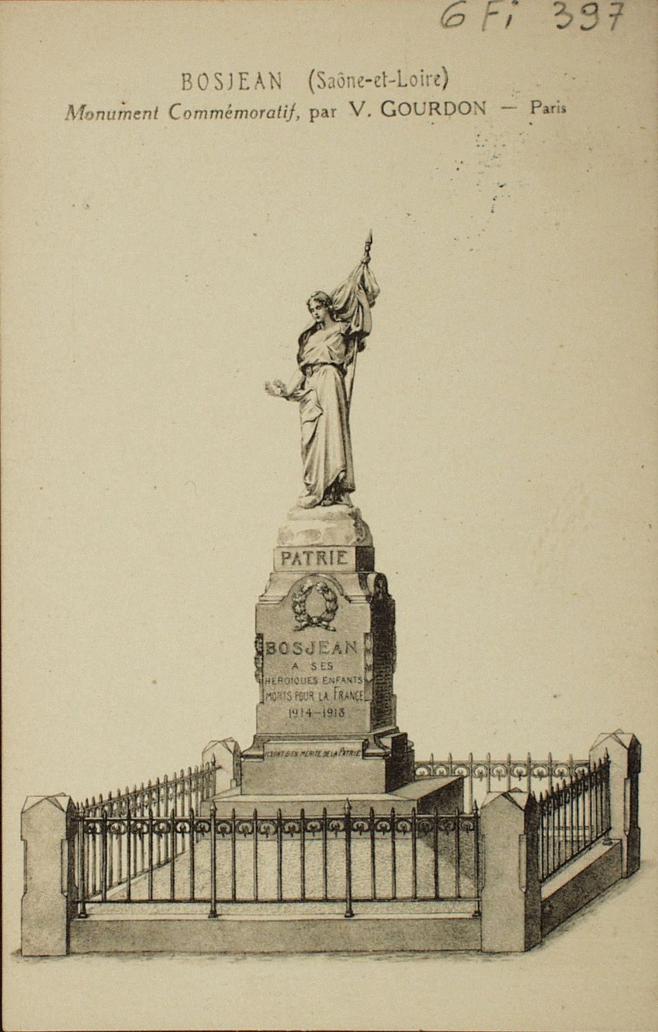 Bosjean. Monument commémoratif.