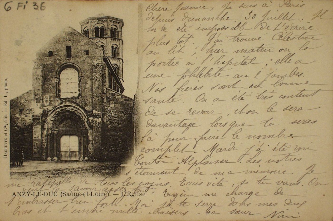 Anzy-le-Duc. L'église.