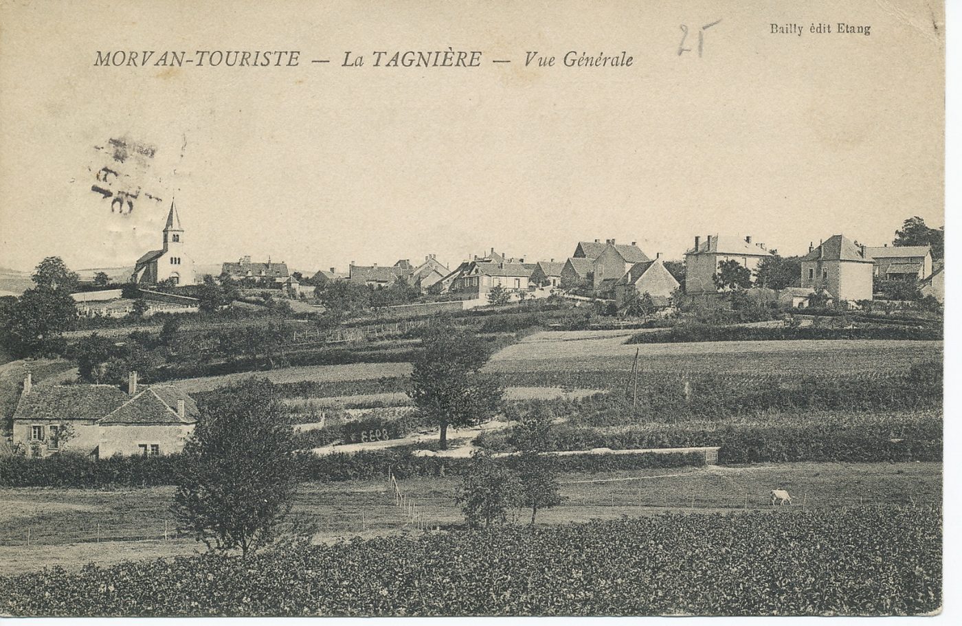 Morvan-Touriste. La Tagnière. Vue générale.