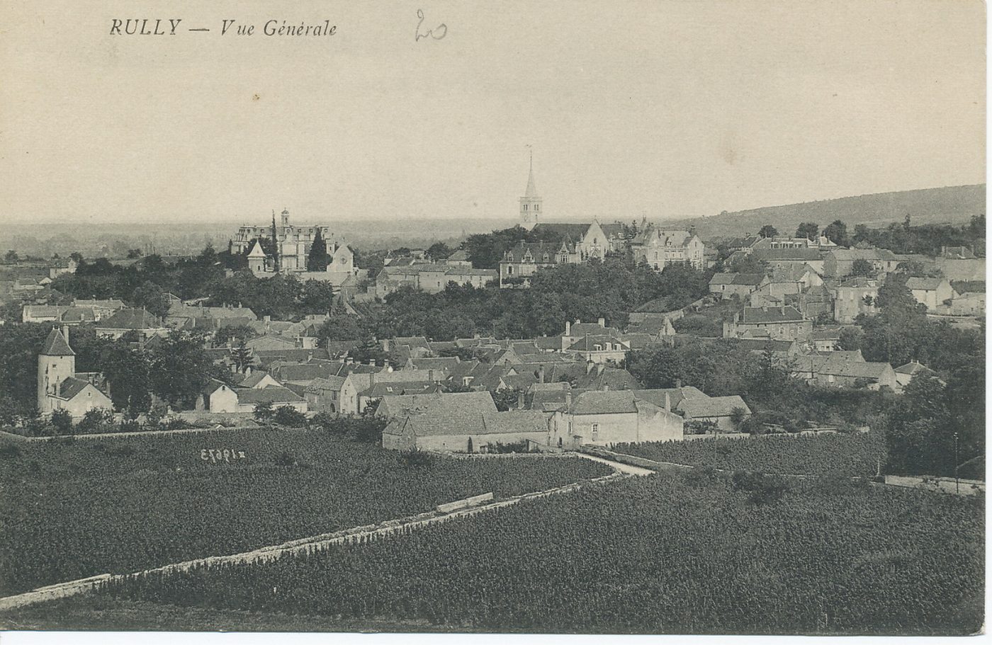 Rully. Vue générale.