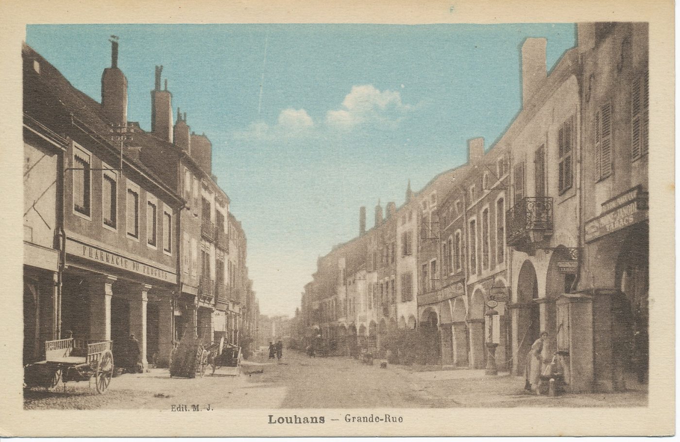 Louhans. Grande Rue.