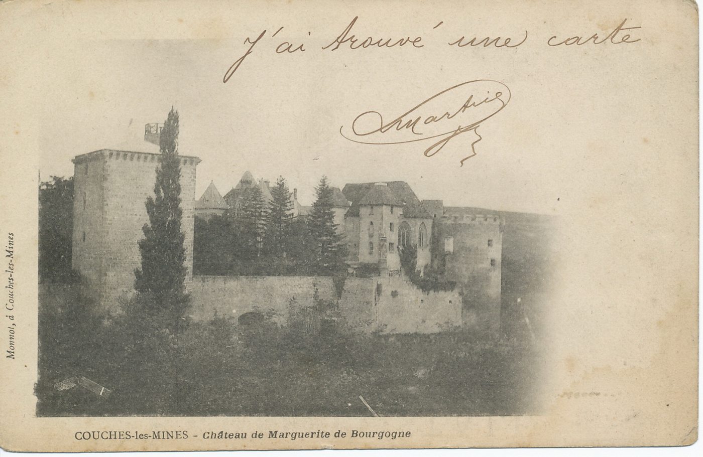Couches-les-Mines. Château de Marguerite de Bourgogne.