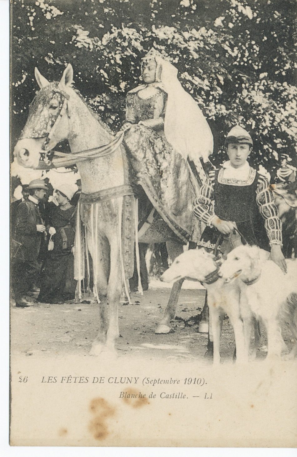 Les fêtes de Cluny (Septembre 1910). Blanche de Castille.