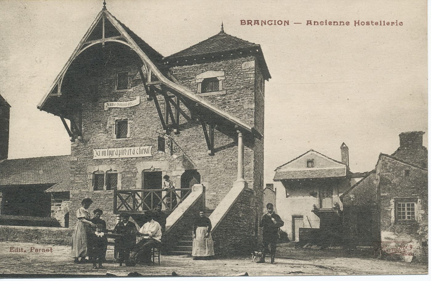Brancion. Ancienne hostellerie.
