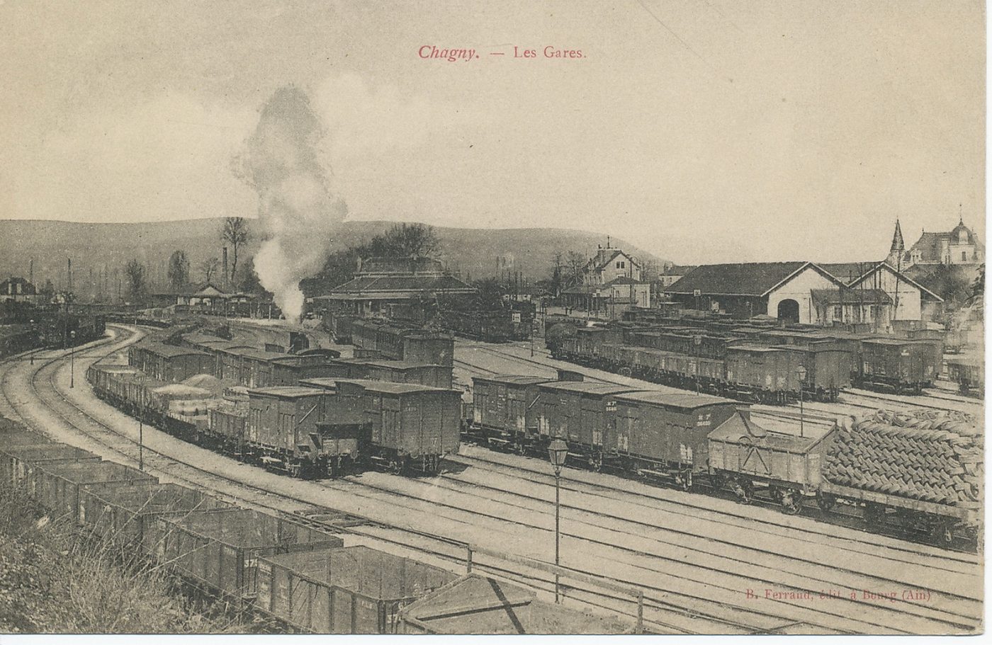 Chagny. Les gares.