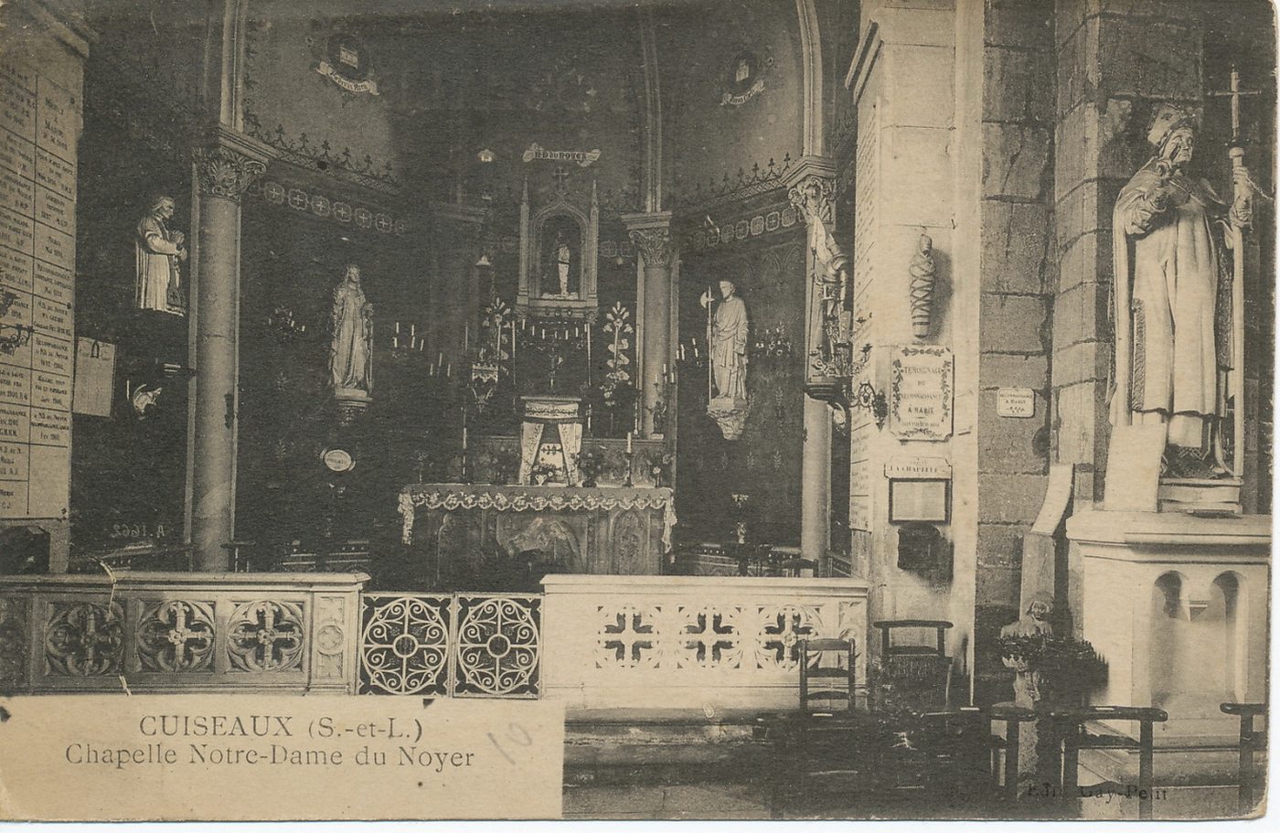 Cuiseaux. Chapelle Notre-Dame du Noyer.