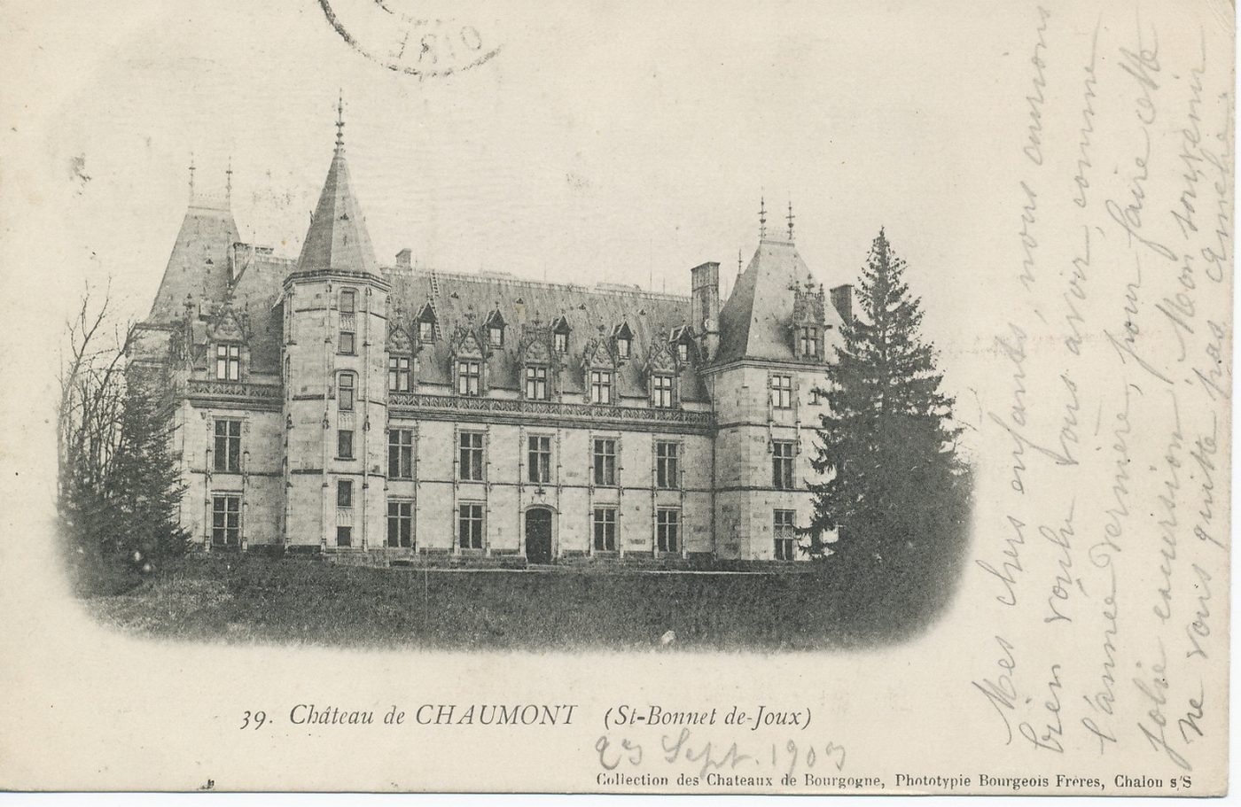 Château de Chaumont (Saint-Bonnet-de-Joux).