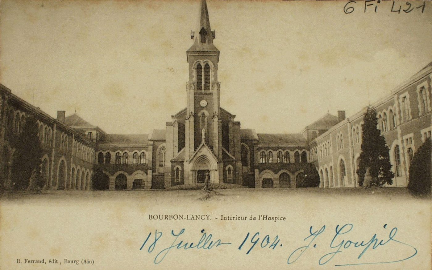 Bourbon-Lancy. Intérieur de l'hospice.