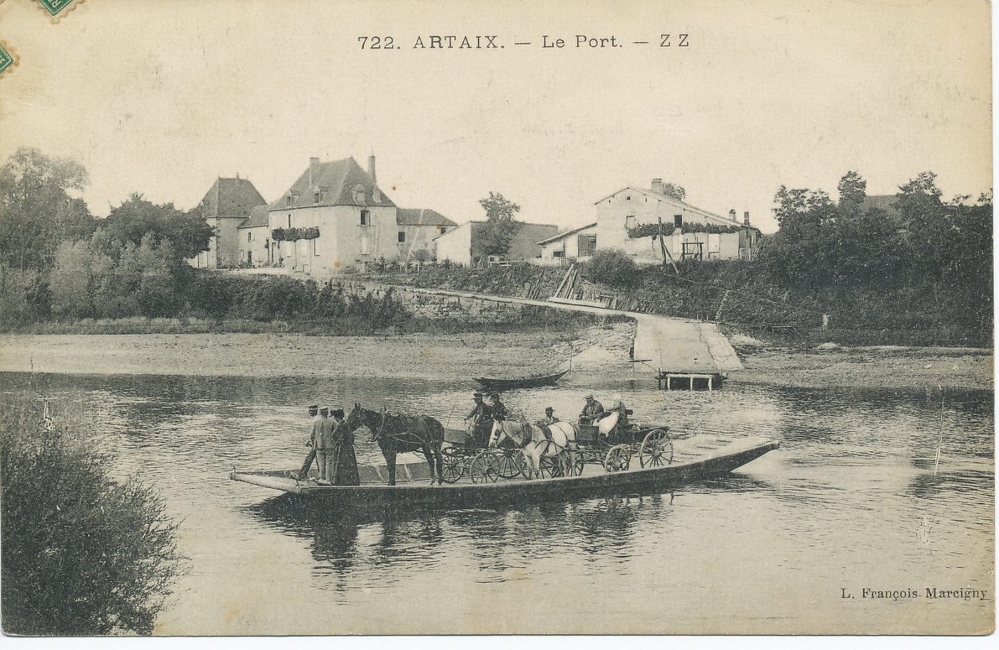 Artaix. Le port.