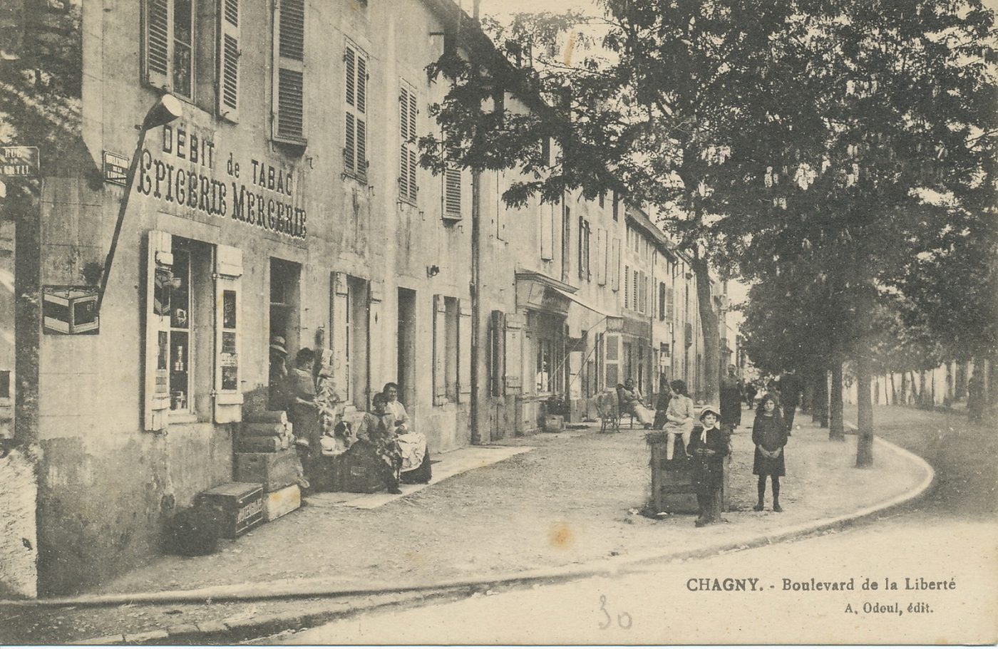 Chagny. Boulevard de la Liberté.