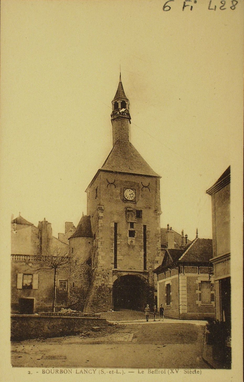 Bourbon-Lancy. Le beffroi (XVe s.).