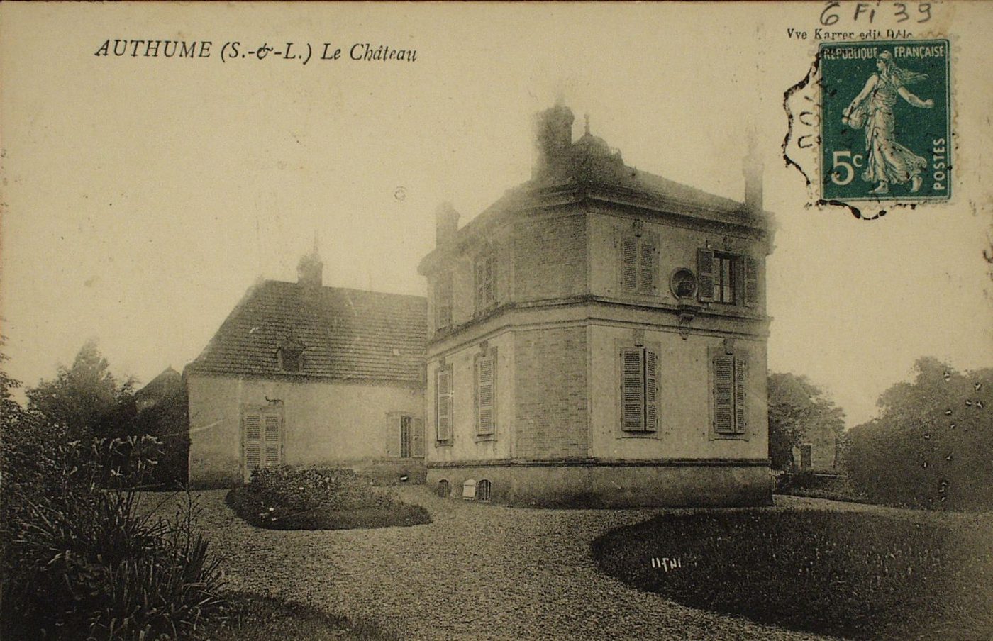Authumes. Le château.