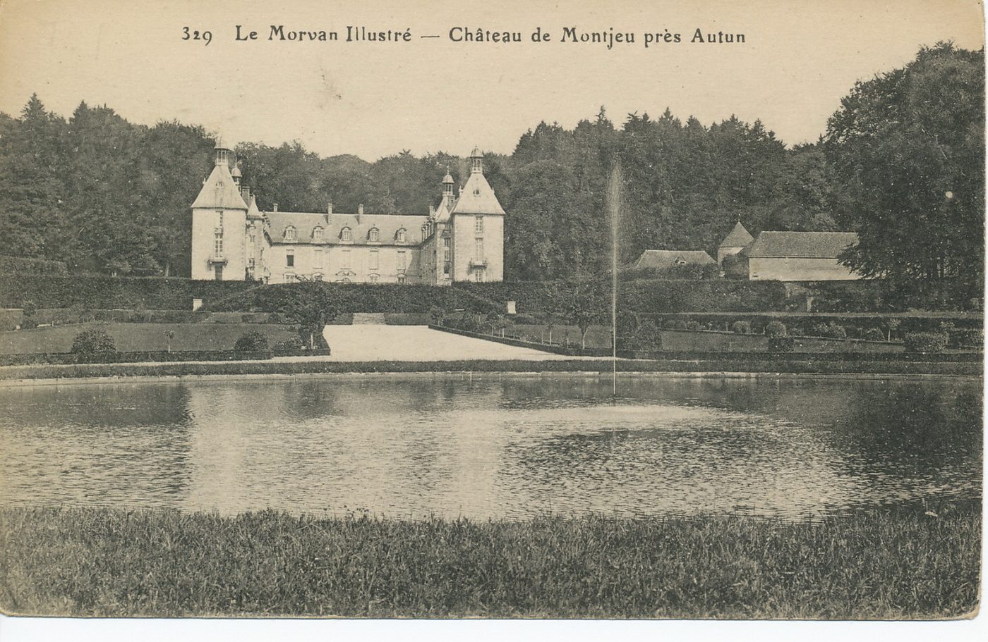 Le Morvan illustré. Château de Montjeu près Autun.