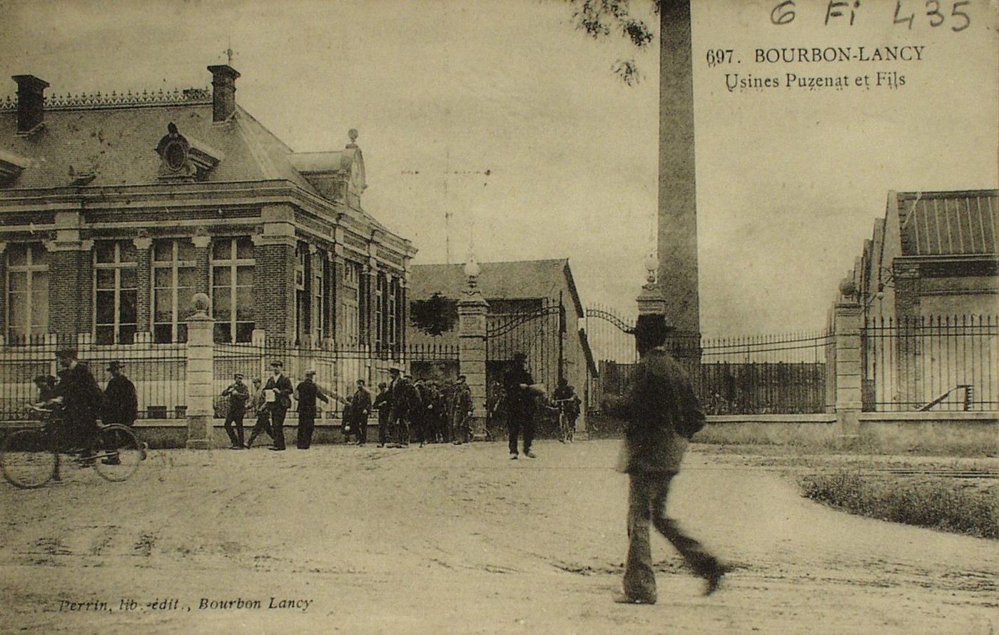 Bourbon-Lancy. Usines Puzenat et Fils.