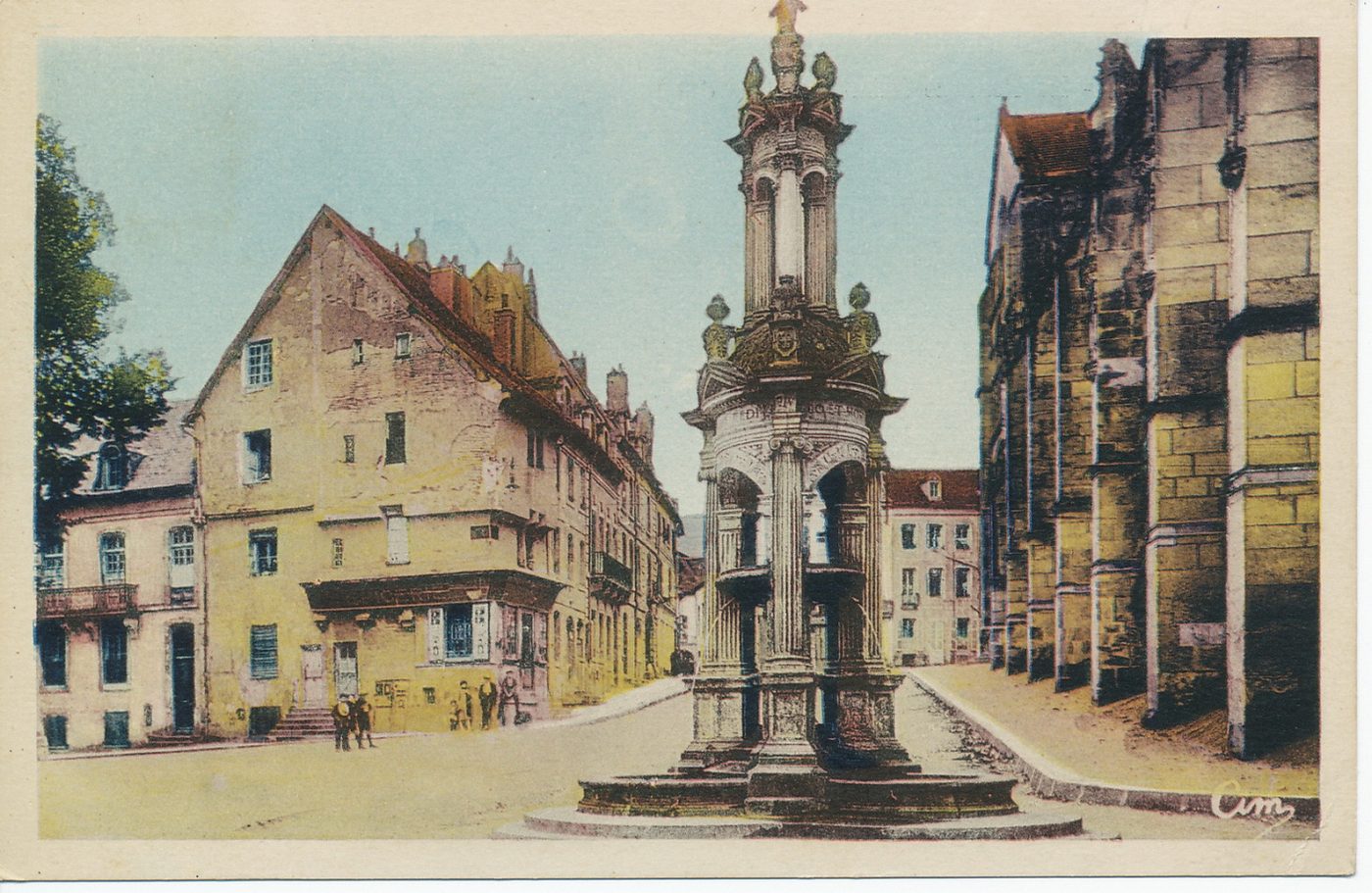Autun. La fontaine Saint-Lazare (XVIe s.).
