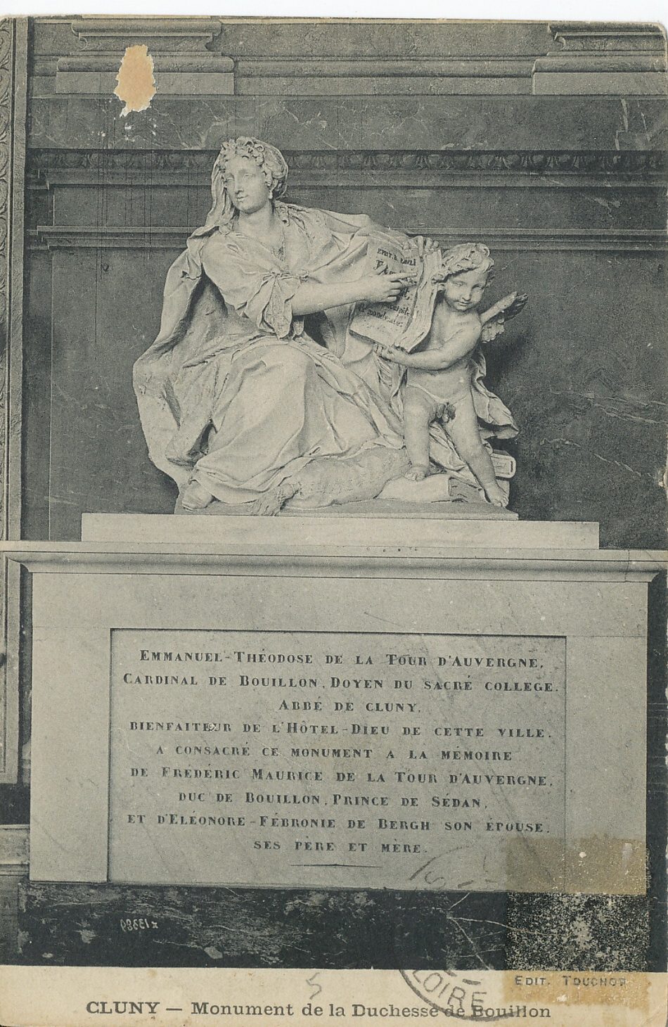 Cluny. Monument de la Duchesse de Bouillon