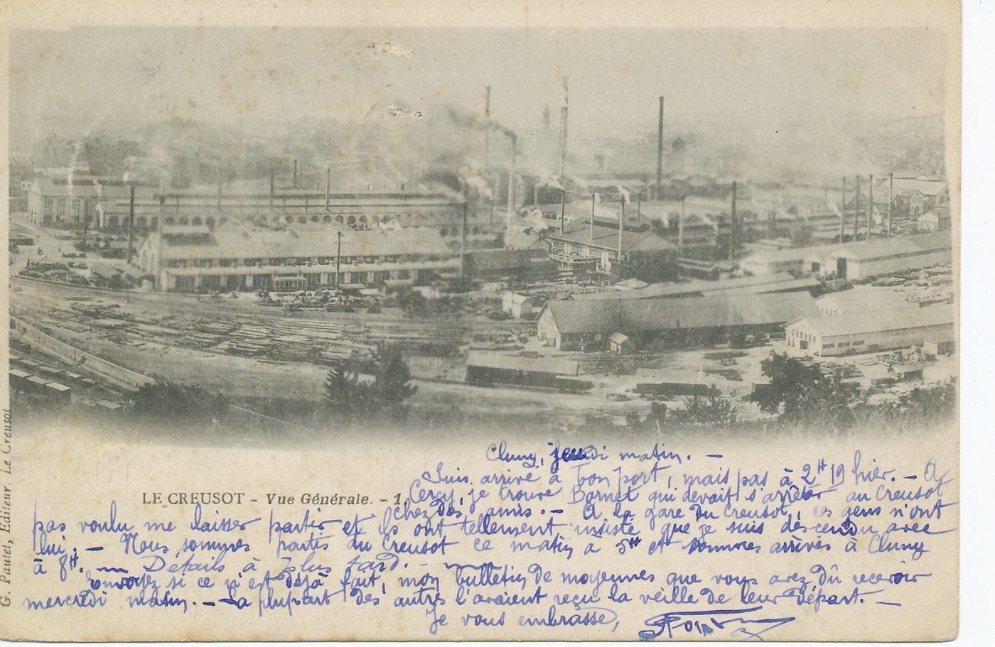 Le Creusot. Vue générale.
