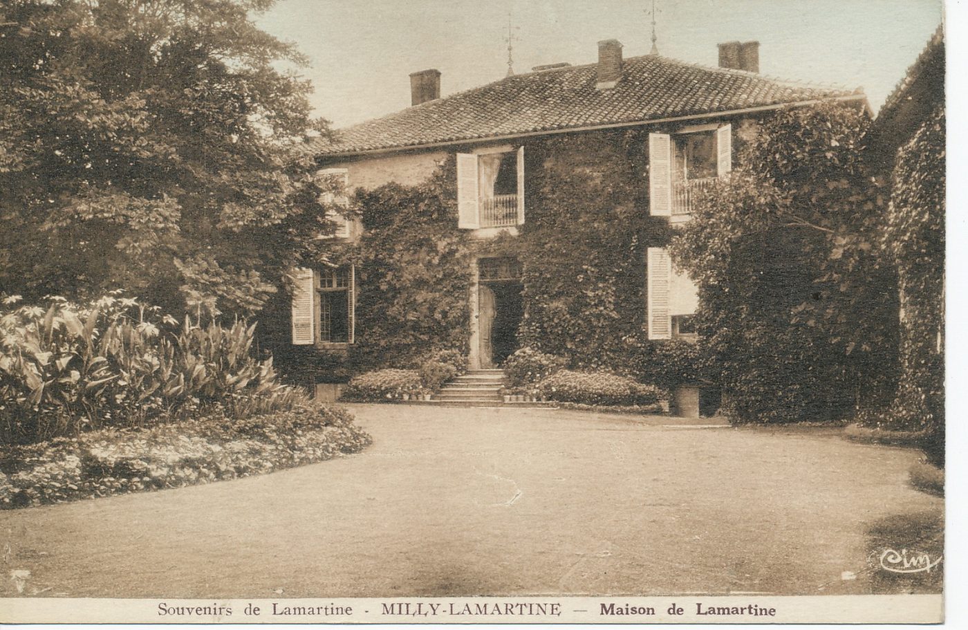 Souvenirs de Lamartine. Milly-Lamartine. Maison de Lamartine.