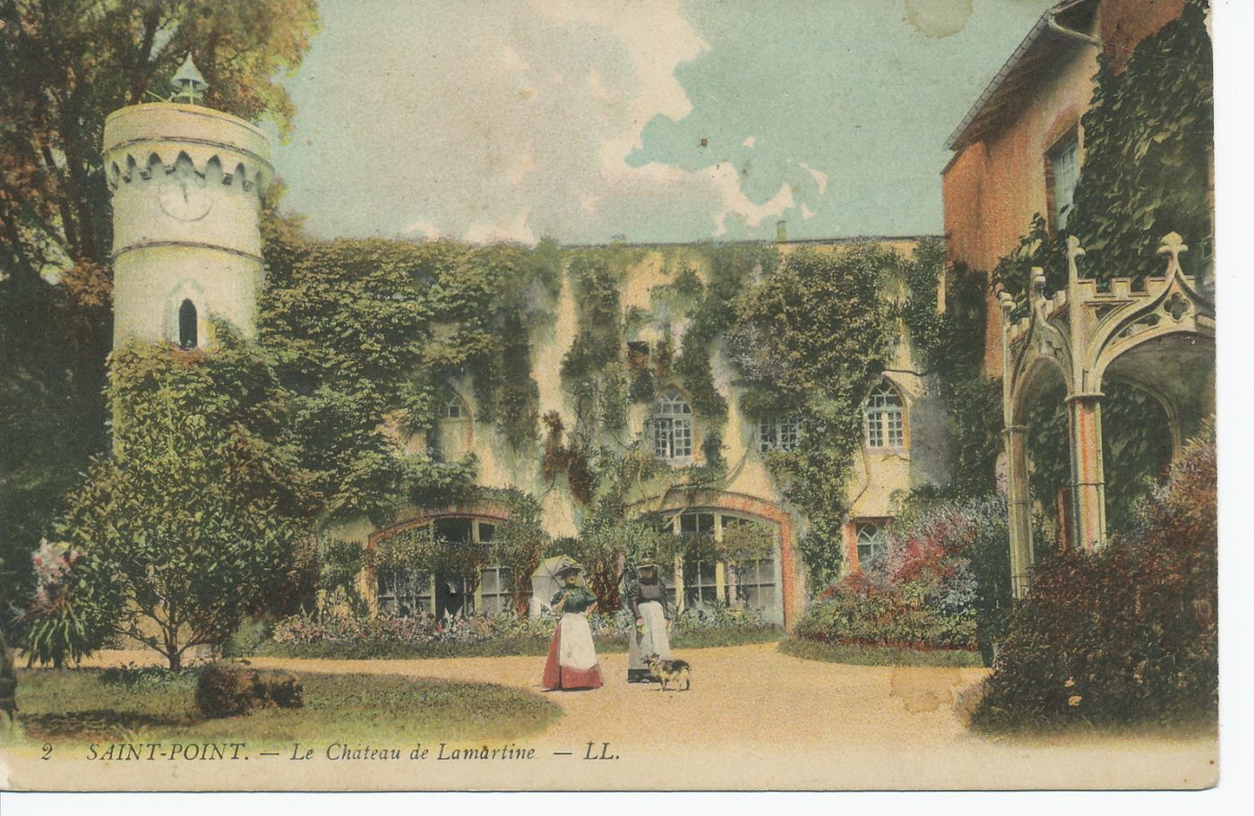 Saint-Point. Le château de Lamartine.