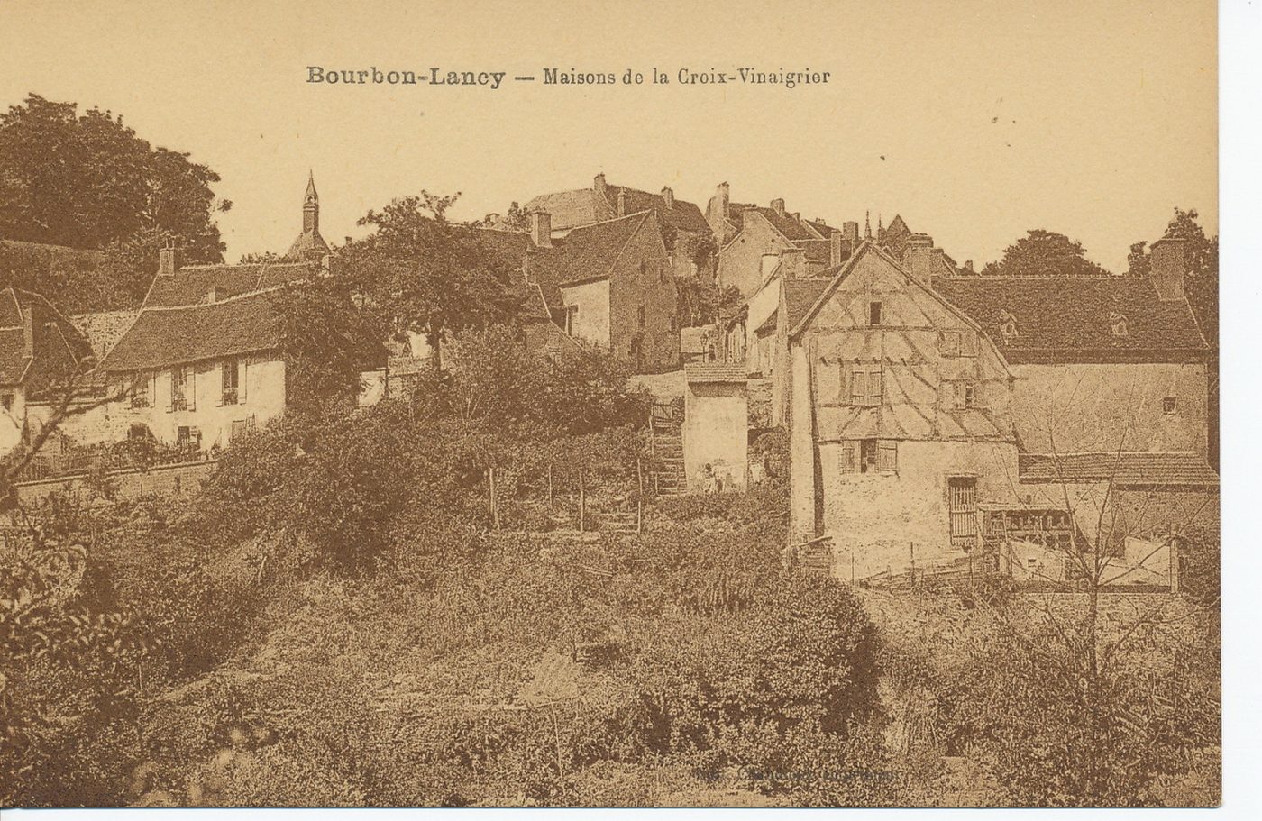 Bourbon-Lancy. Maisons de la Croix-Vinaigrier.