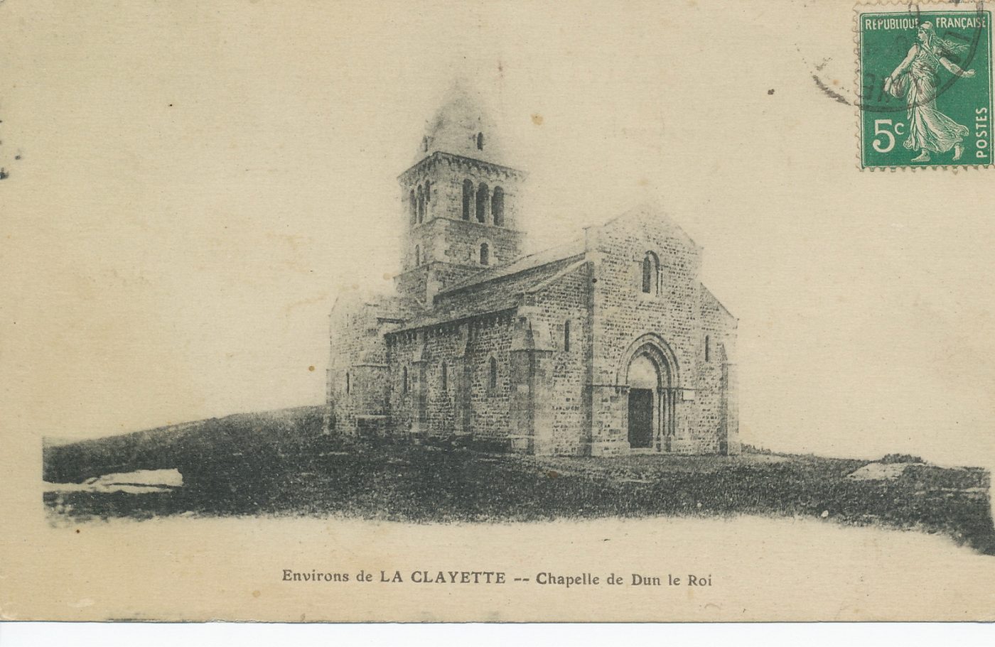 Environs de la Clayette. Chapelle de Dun-le-Roi.