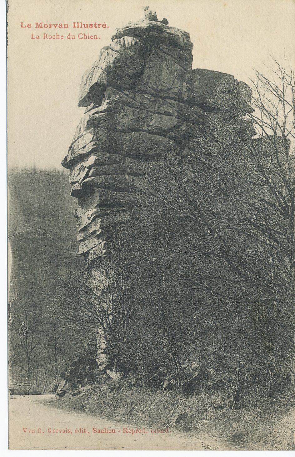 Le Morvan illustré. La Roche du Chien.