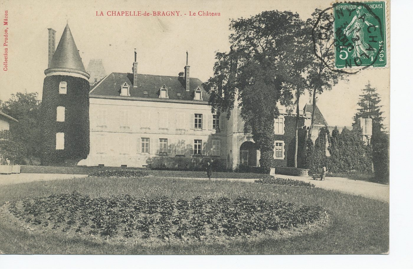 La Chapelle-de-Bragny. Le château.