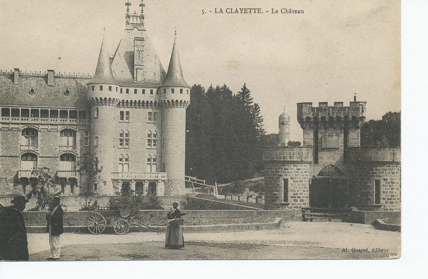 La Clayette. Le château.