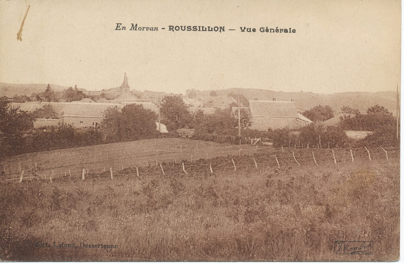 En Morvan. Roussillon. Vue générale.