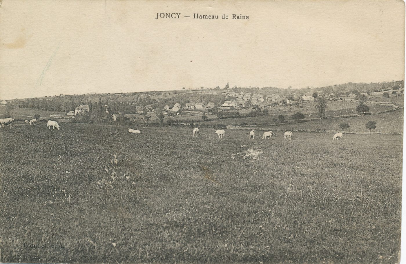 Joncy. Hameau de Rains.