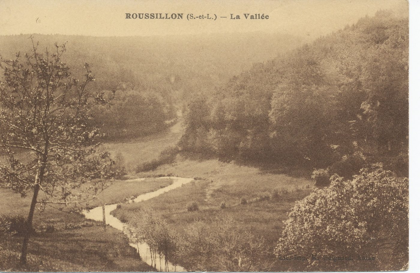 Roussillon. La vallée.