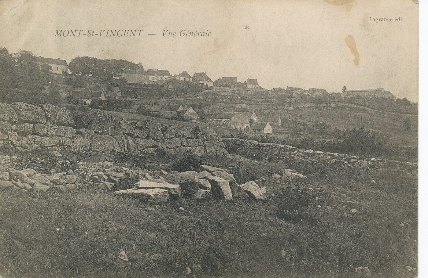 Mont-Saint-Vincent. Vue générale.