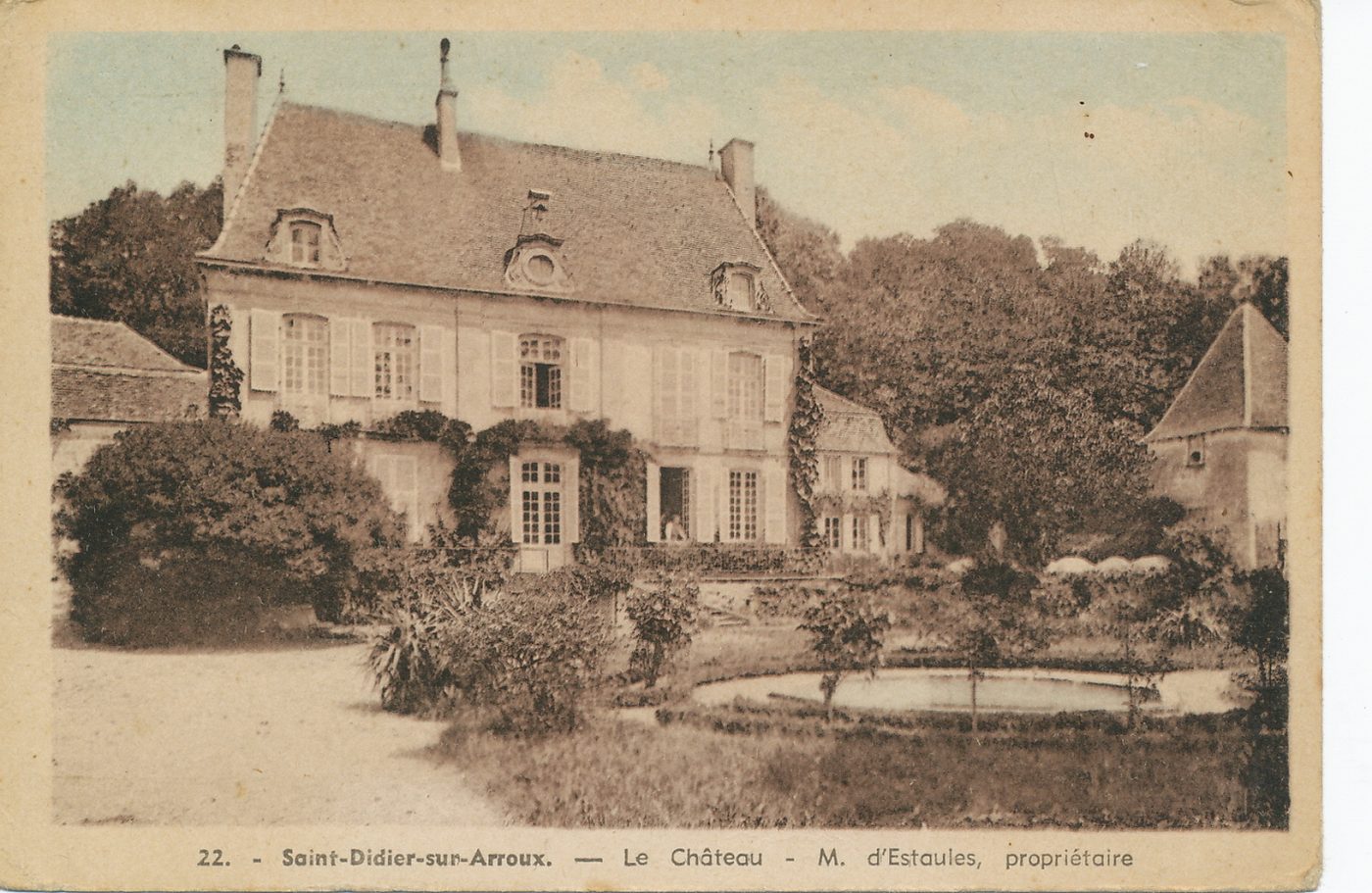 Saint-Didier-sur-Arroux. Le château. M. d'Estaules, propriétaire.