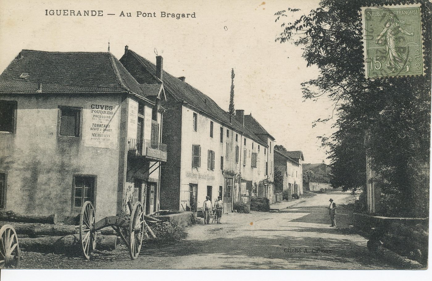 Iguerande. Au pont Bragard.