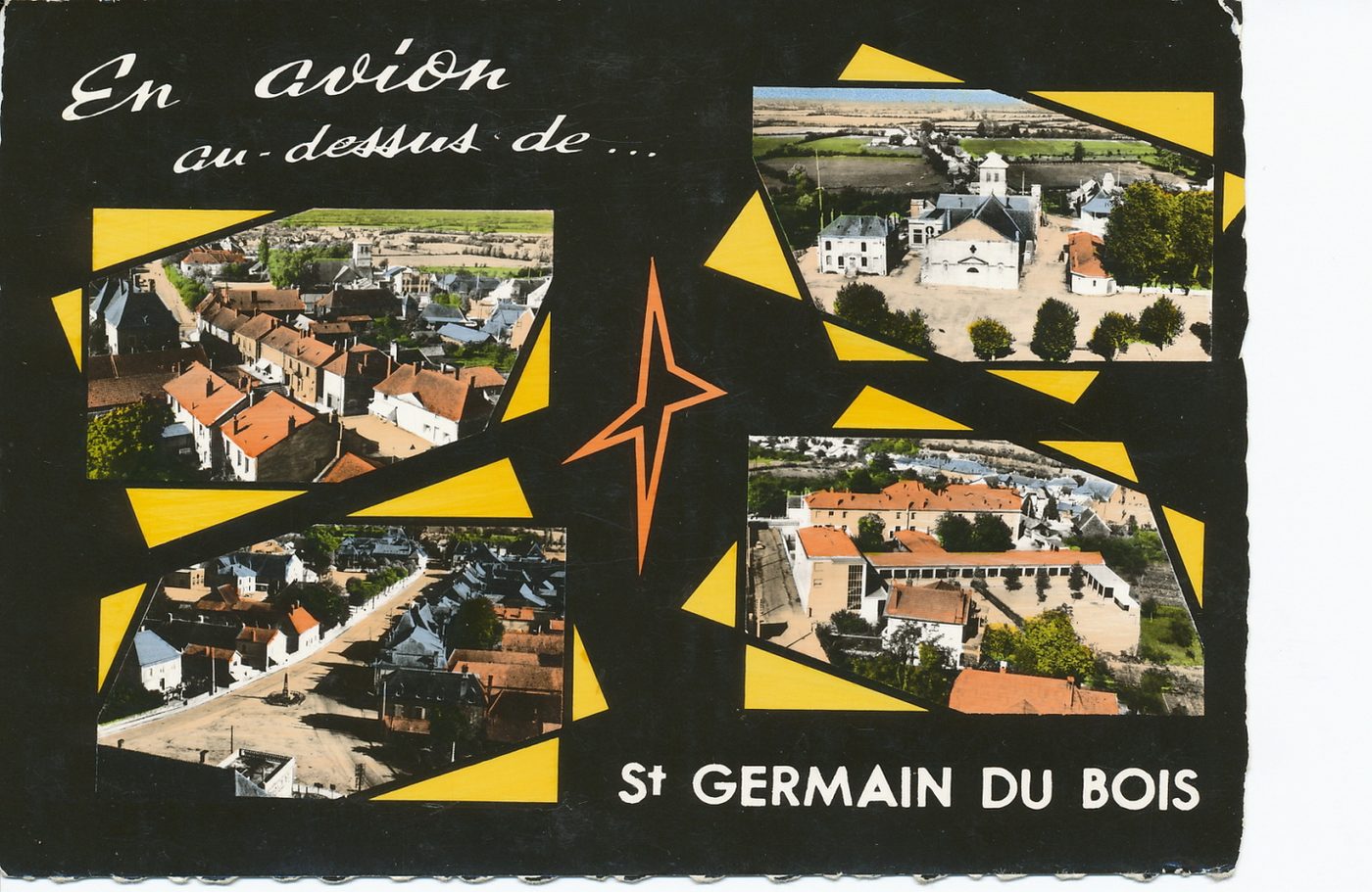 En avion au-dessus de ... Saint-Germain-du-Bois.