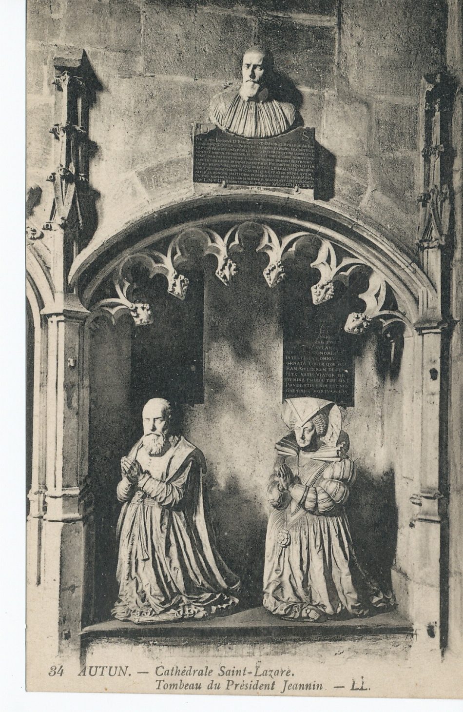 Autun. Cathédrale Saint-Lazare. Tombeau du président Jeannin.