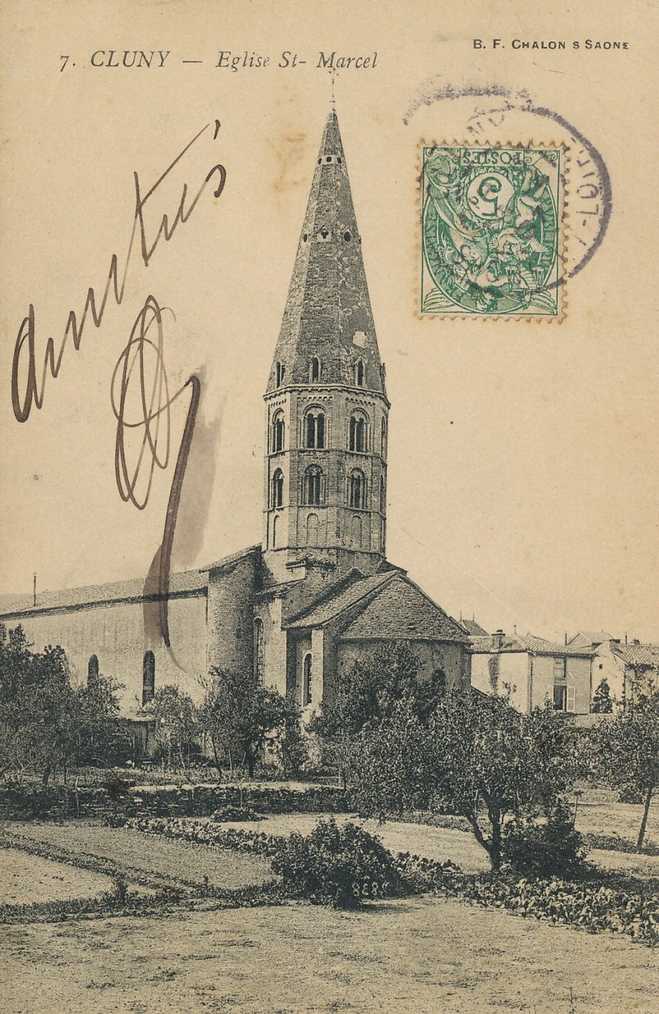 Cluny. Eglise Saint-Marcel.