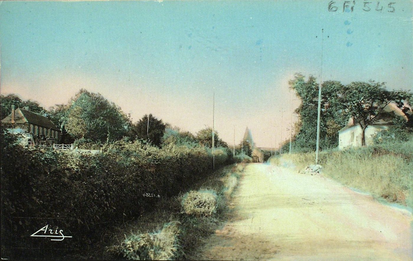 Bragny-sur-Saône. Entrée du pays.