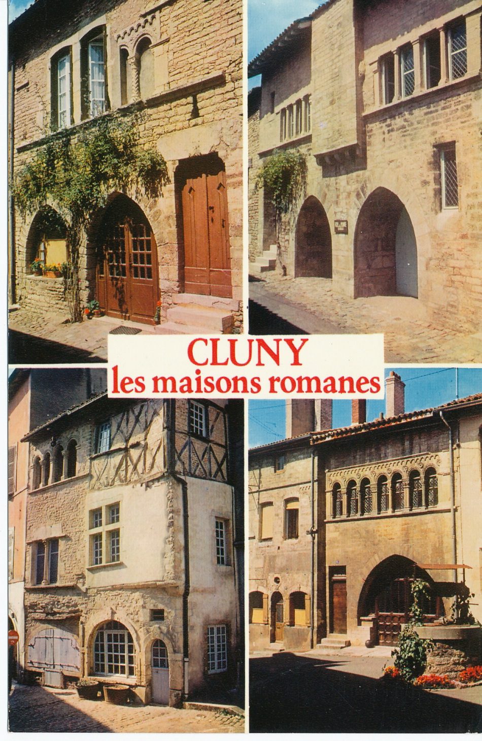 Cluny. Les maisons romanes.