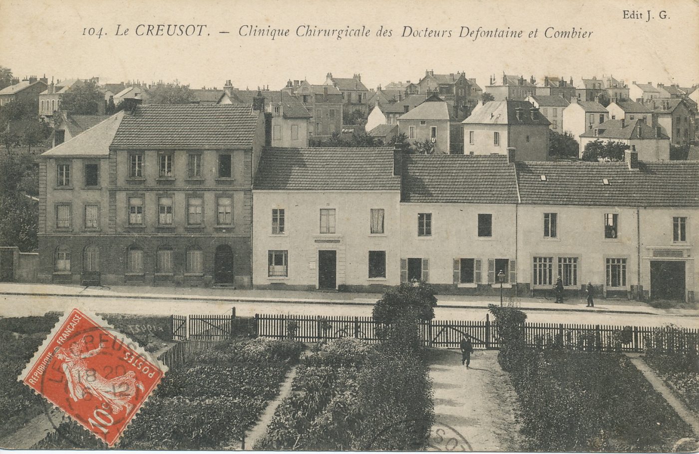 Le Creusot. Clinique chirurgicale des Docteurs Defontaine et Combier.