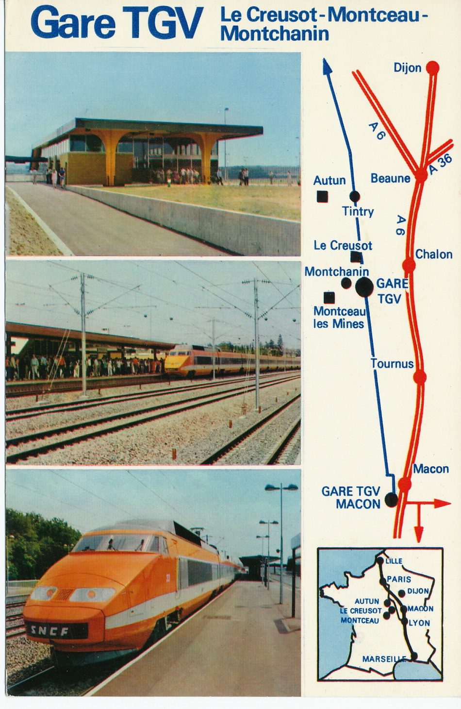 Rame TGV mise en service le 27 septembre 1981.
