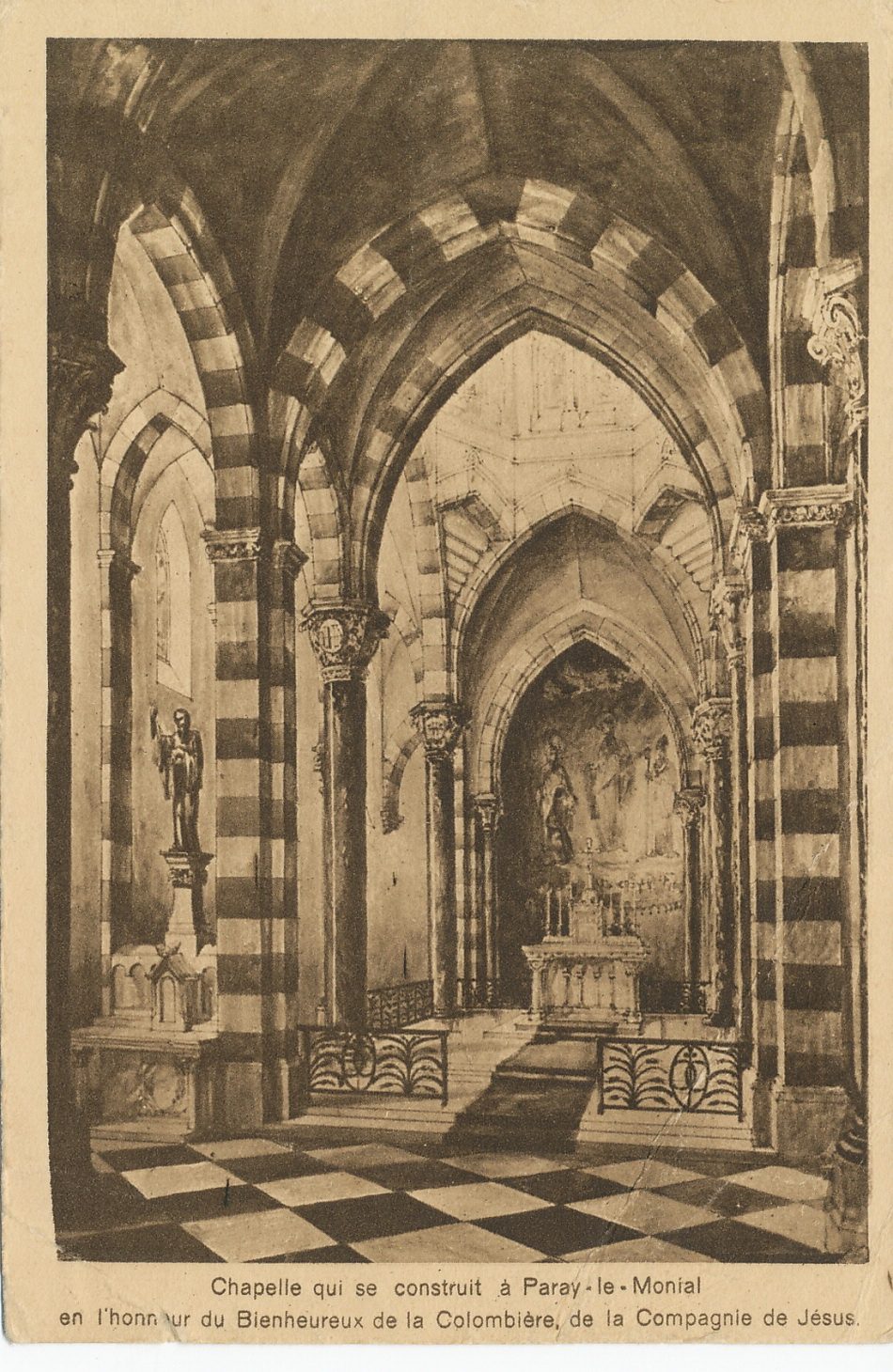 Chapelle qui se construit à Paray-le-Monial en l'honneur du Bienheureux de la Colombière, de la Compagnie de Jésus.