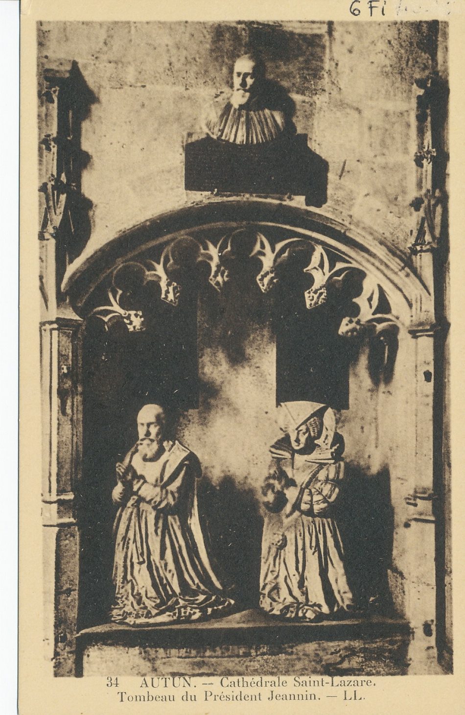 Autun. Cathédrale Saint-Lazare. Tombeau du Président Jeannin.