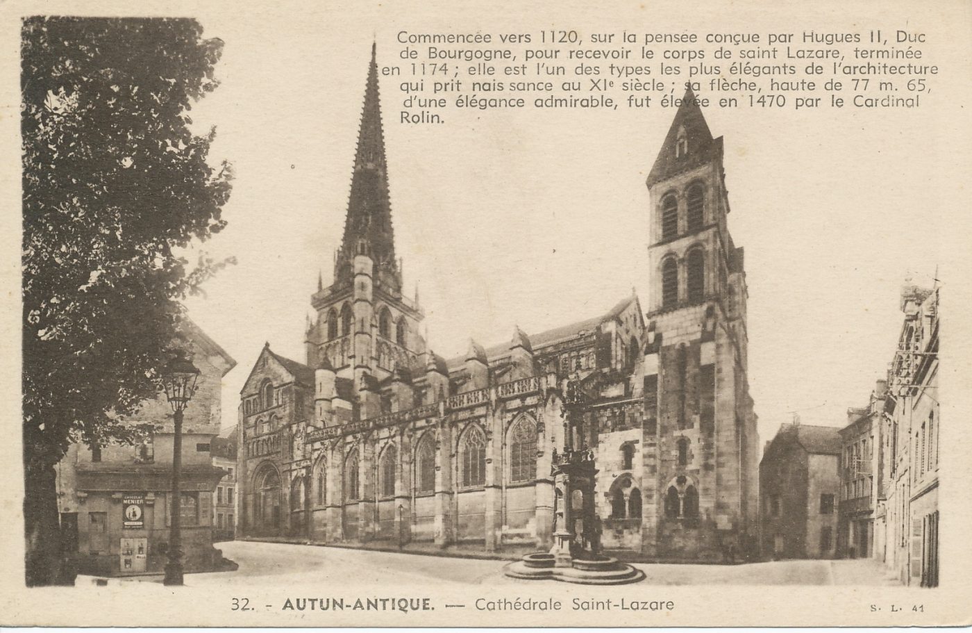 Autun antique. Cathédrale Saint-Lazare.