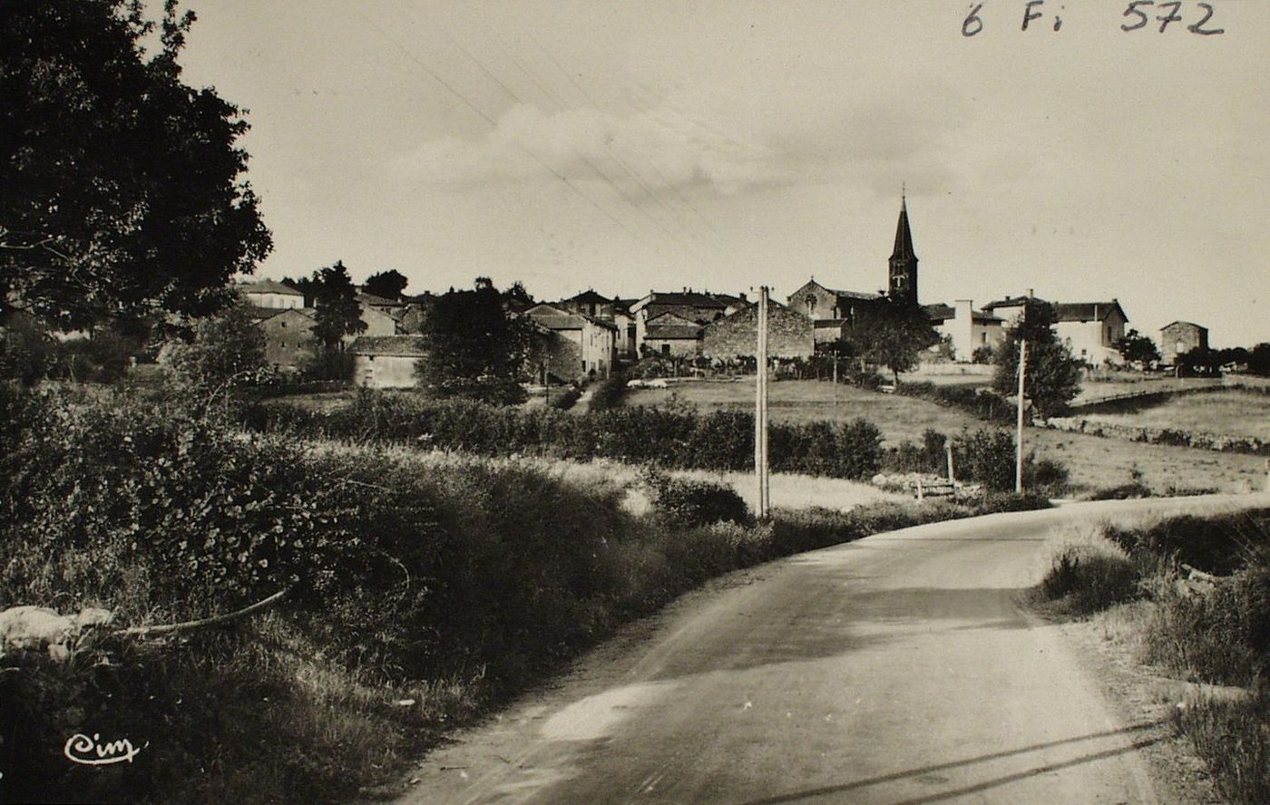 Brandon. Vue générale. Le bourg.
