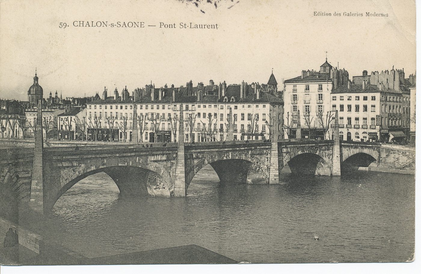 Chalon-sur-Saône. Pont Saint-Laurent.