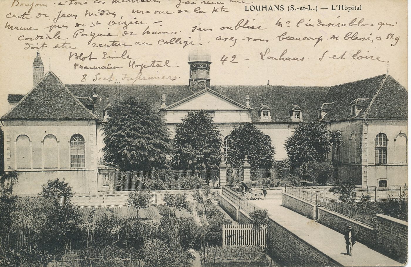 Louhans. L'hôpital.