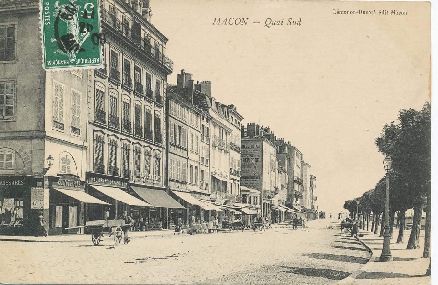 Mâcon. Quai sud.